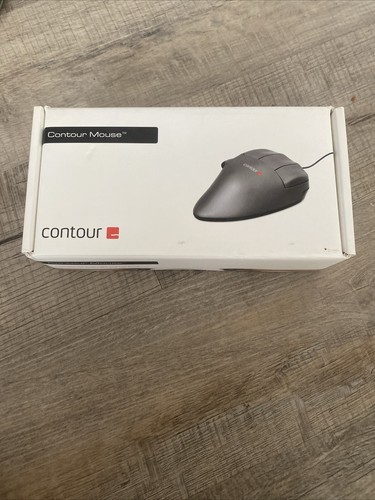 New Contour Design WHITE Perfit Mouse NonScroll Ergonomic USB PMO5-S- R - Picture 1 of 4