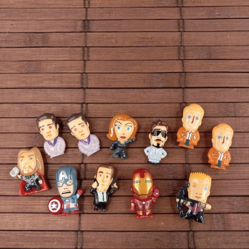 Marvel Avengers 1" CHIBIS Minifiguren Lot 11 Tony Stark Iron Man Thor Hawkeye - Bild 2 von 10