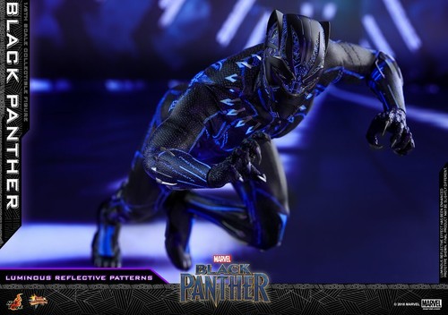 Neu Hot Toys 1/6 MMS470 Black Panther 2.0 Version Actionfigur Spielzeug auf Lager - Bild 9 von 11