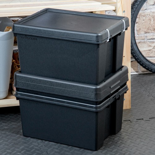 Wham Bam Heavy Duty Plastic Storage Box Boxes With Lids Recycled Plastic UK Made - 第 6/15 張圖片