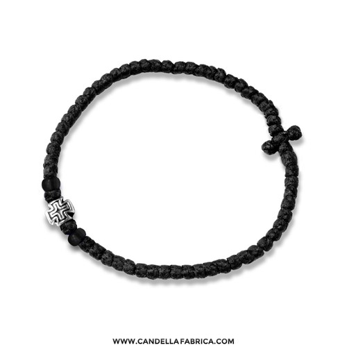 Komboskini | Handmade Orthodox Thin Black Prayer Rope | Chotki | Rosary | Greek - Picture 2 of 15