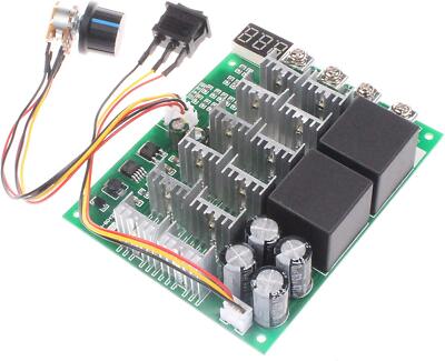 PWM-Motordrehzahlregler 60A - DC 10-55V 12V 24V 36V 48V Digitalanzeige 100A M...