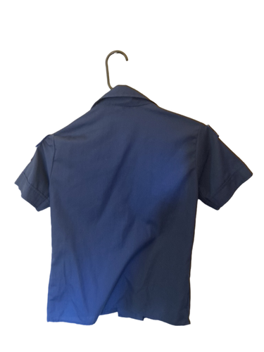 Vintage Boy Scouts Of American Short Sleeve Uniform Blue Shirt - size M - Picture 2 of 4