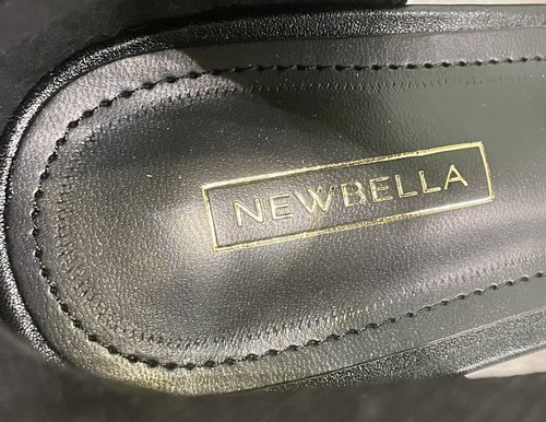 BRANDNEU MOUSSE PASSFORM NEWBELLA Damen elegant 3"" schwarzes Wildleder Stiletto Einzelhandel $ 60 - Bild 12 von 18