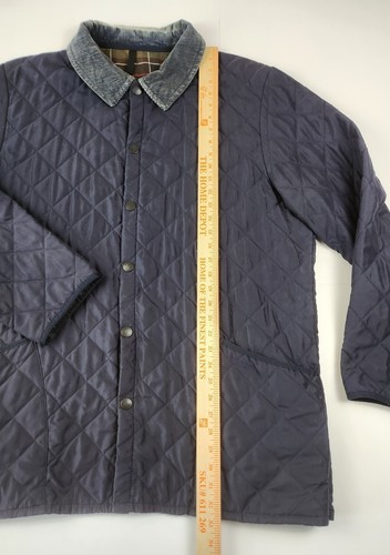 Barbour Classic Eskdale Bomberjacke Vintage Herren Gr. XL Navy Blau - Bild 9 von 12