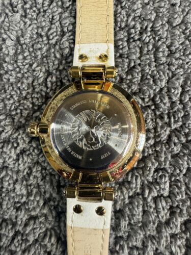 Anne Klein Women’s Watch White 10/9168 Y121E Leather Authentic 100ft Water - Picture 3 of 4