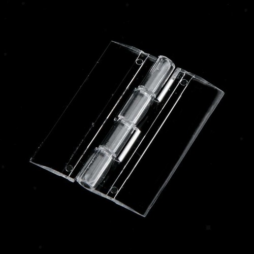 2-part Lucite Hinge Made of Clear Acrylic (45 X 38 Mm) - Picture 2 of 5