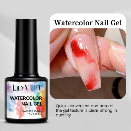 LILYCUTE 7ML Funktion Bunte Gel Nagellack Einweichen von UV LED Nagellack DIY - Bild 14 von 14