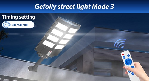 9999999999900LM Commercial Solar Street Lights Outdoor Dusk to Dawn Super Bright - Picture 14 of 21