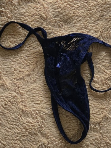 Victoria’s Secret PINK Black Lace Sheer 1 Piece Chemise Bodycon/Thong Sz. S~Sexy - Picture 9 of 9