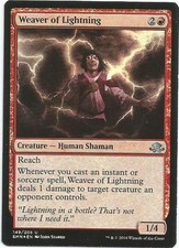 1x Foil - Weaver of Lightning - Magic the Gathering MTG Eldritch Moon