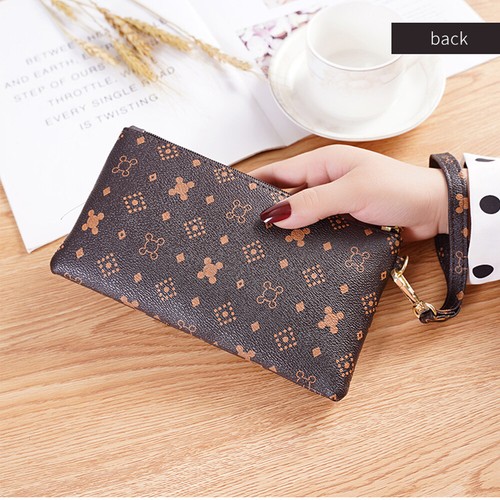 Women Clutch Wallet PU Leather Long Purse Card Holder Phone Bag Case Handbag - Imagen 26 de 31