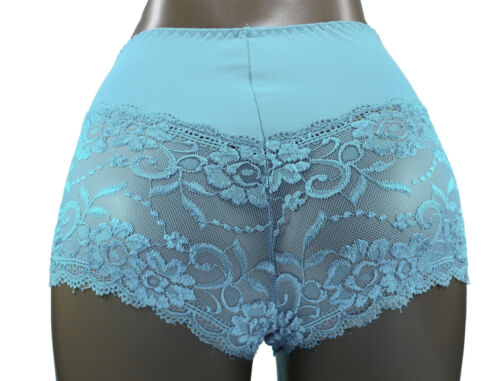 Ladies Sexy Lace Panties Short Pants Lingerie French Knicker Large Strech 8003-1 - Picture 18 of 51