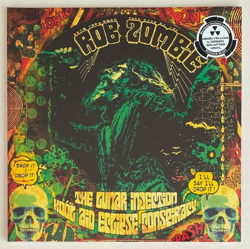 ROB ZOMBIE * LUNAR INJECTION KOOL AID * NEON YELLOW w/ GREEN SPLATTER * 300 ONLY - Picture 1 of 8
