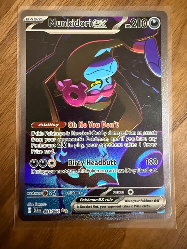 Pokemon TCG Shrouded Fable Munkidori EX Special Illustration Rare 091/064 MINT