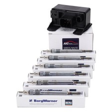 AIC Steuergerät Glühzeit 6x BERU Glühkerze für MERCEDES W210 W211 W220 OM613/648