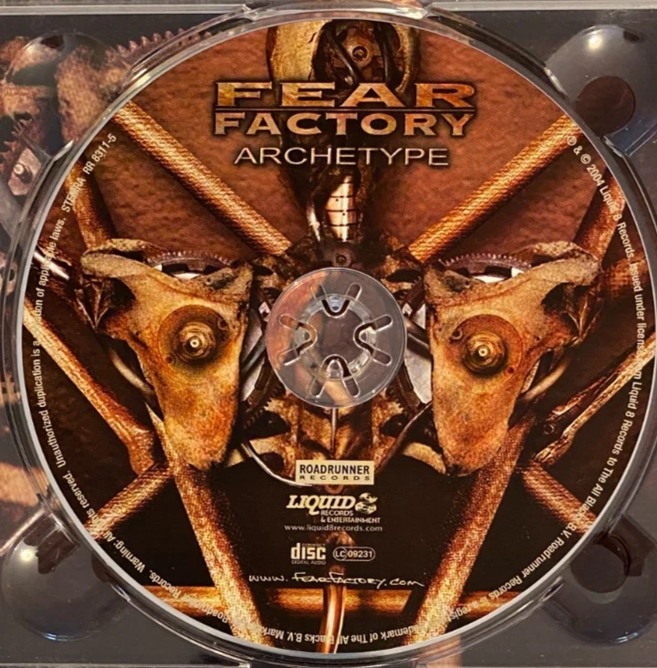 Fear Factory – Archetype CD / DVD Limited Edition 2004 Digipak - Image 4 of 4