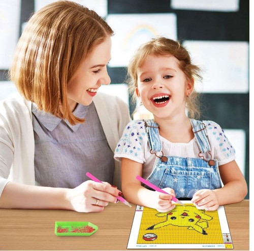 MOGTAA 5D Diamond Painting Sets für Kinder Erwachsene mit Rahmen, Vollbohrer... - Bild 5 von 5