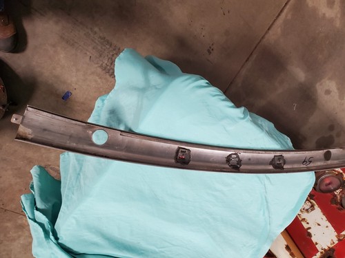 1959 Edsel Corsair Convertible Windshield Upper Garnish Trim Chrome Molding 59 - Picture 8 of 8