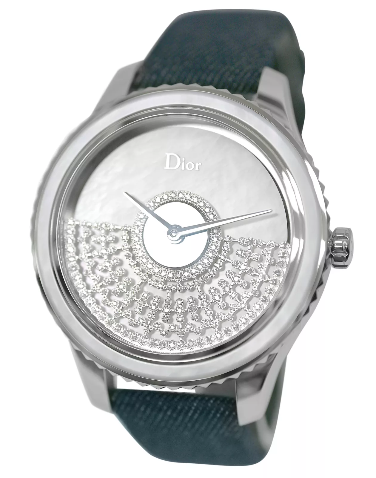 Montre pour femme Dior Grand Bal Plisse Soleil CD153B16A001 diamant mop acier 36 mm