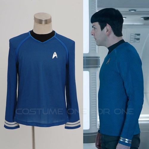 DHL Star Trek Into Darkness Star Fleet Command Team Tunic Blue Uniform - Picture 2 of 5