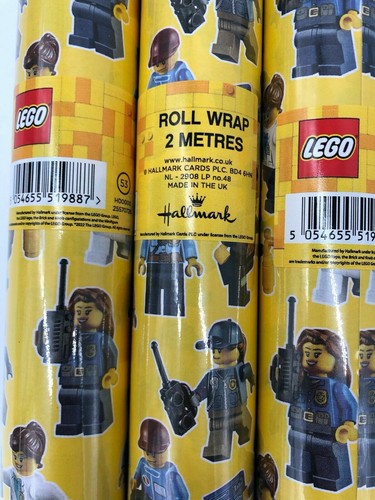 Hallmark LEGO BIRTHDAY Wrapping Paper Rolls 2 Metres CHOOSE 1 - 36 ROLLS - Picture 9 of 12