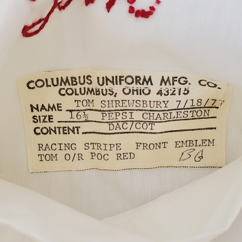 Vintage Pepsi Cola Route Driver Shirt Mens Size 16.5 Racing Stripe 1977 - Picture 6 of 12