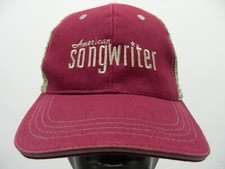 AMERICAN SONGWRITER - Embroidered - One Size Adjustable Baseball Cap Hat!