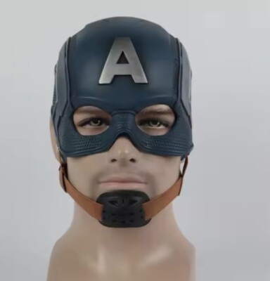 Cosplay Captain America Mask Avengers  Mask Superhero Halloween Helmet Props