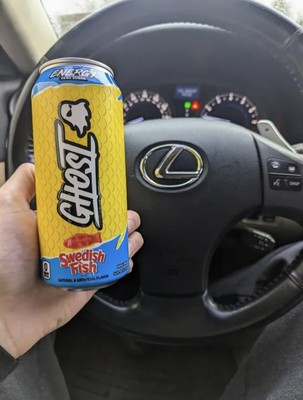 RARE GHOST ENERGY DRINK  Swedish Fish￼ 16 OZ 1 CAN NEW FLAVOR RARE