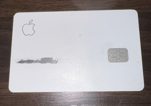 Apple Card Titanium Metal MasterCard Goldman Sachs Rare