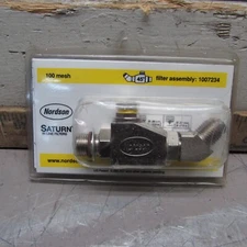 BRAND NEW! Nordson 1007234 , 100 MESH INLINE FILTER ASSEMBLY, MAKE OFFER!