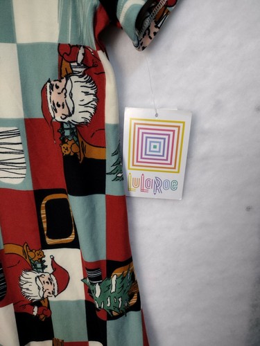 Neu mit Etikett Medium LuLaRoe klassisches T-Shirt Weihnachtsbäume Weihnachten ~ neuwertig M süß - Bild 4 von 5