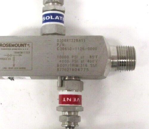 ROSEMOUNT, 0306RT22BA11, 1/2" MNPT, VENTILVERTEILER, ÜBERSCHUSS - Bild 6 von 6