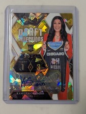 2024 Panini Select WNBA Draft Selections Kamilla Cardoso RC White Ice Prizm #/25