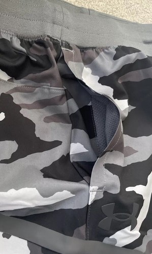 Pantalones cargo Under Armour Elite para hombre 2XL grises negros camuflados elásticos Storm Joggers - Imagen 7 de 16