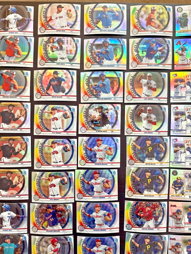 2020 Bowman Chrome Top 100 Pipeline RC Lot 103 Cards Ruiz Luciano Hayes - Picture 4 of 7
