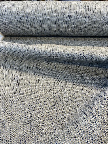 Fabricut Hampton Blue Capri Tweed Upholstery Fabric By The Yard - Picture 6 of 7