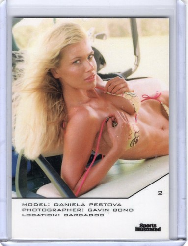 DANIELA PESTOVA 2003 SPORTS ILLUSTRATED SI SWIMSUIT #2 Autograph AUTO CARD - Picture 2 of 2