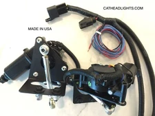 C3 Corvette 68-82 Electric headlight motor conversion kit 3 wire harness