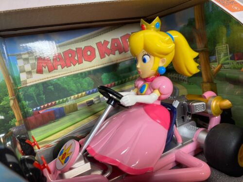 Carrera RC Mario Kart Pipe Car Princess Peach Super Bros giocattolo personaggio Nintendo - Foto 3 di 9