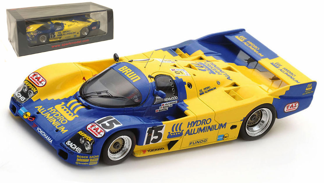 Spark S5508 Porsche 962C 'Brun Hydro Aluminium' Le Mans 1990 - 1 43 Scale Spark S5508 Porsche 962C 'Brun Hydro Aluminium' Le Mans 1990 - 1 43 Scale