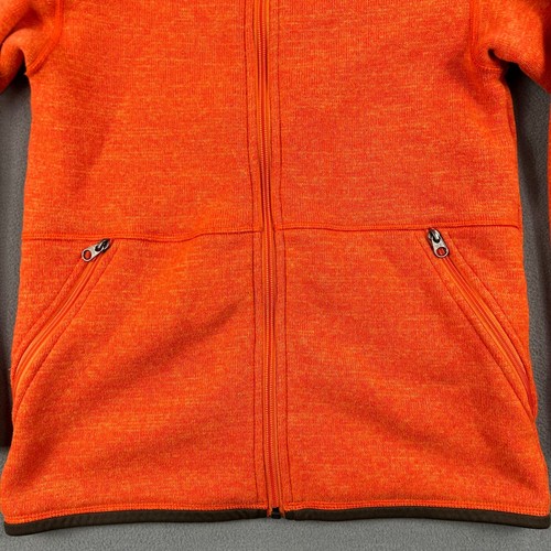 Patagonia Better Sweater Fleece Jacket Youth Medium Orange Full Zip Long Sleeve - Picture 2 of 8