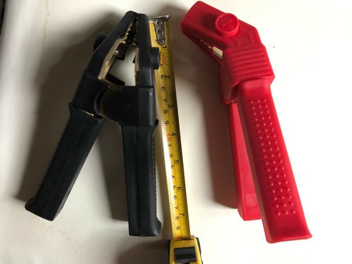 Pair Battery Booster Charging Jump Lead Crocodile Clip Clamps Heavy Duty 1200Amp - Picture 5 of 10