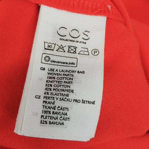 COS Womens Size XS or 8 Soft Red Sleeveless Ponte stretch Dress - Picture 5 of 5