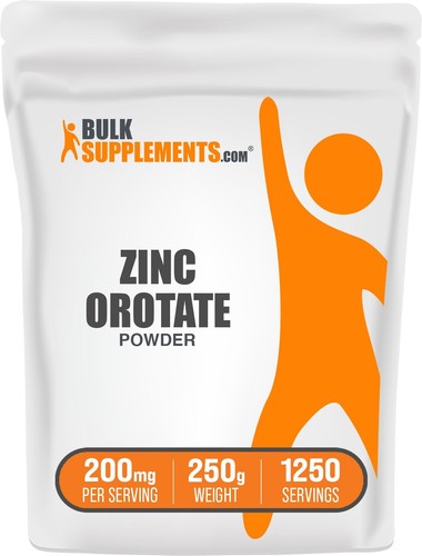 BulkSupplements Zinc Orotate Powder 250g - 200mg Per Serving - 第 1/5 張圖片