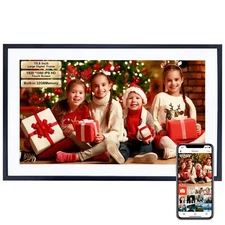 Frameo Digital Photo Frame Wifi-15.6 Inch Large Digital Picture Frame, Built-...