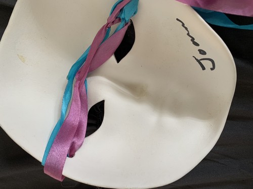 Hand-Painted Ceramic Clay Face Mask Wall Decoration Mardi Gras - Bild 5 von 5