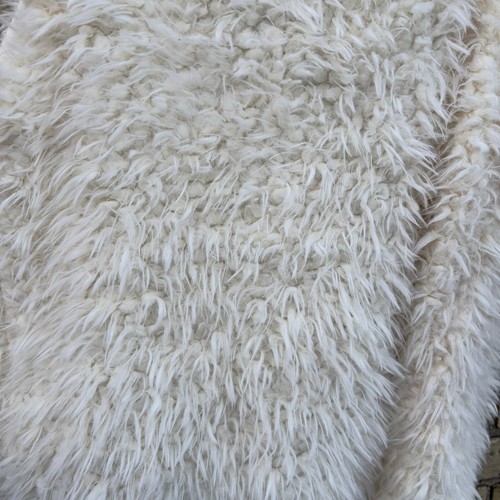 Self Esteem Women's Faux Fur White Fuzzy Open Front Vest, Size XL - Picture 5 of 8