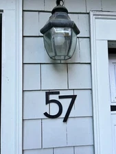 6 inch Contemporary House Numbers or Letters; color choices